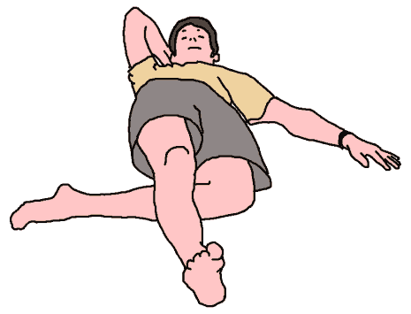 Lying Tensor Fascia lata (TFL-ITB) Stretch