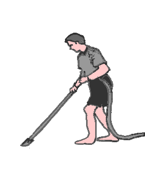 Weight bearing pilates exercise : Vacuum Cleaner